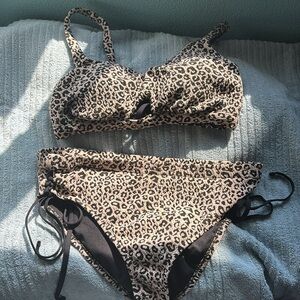 Time and true cheetah extra large swimsuit